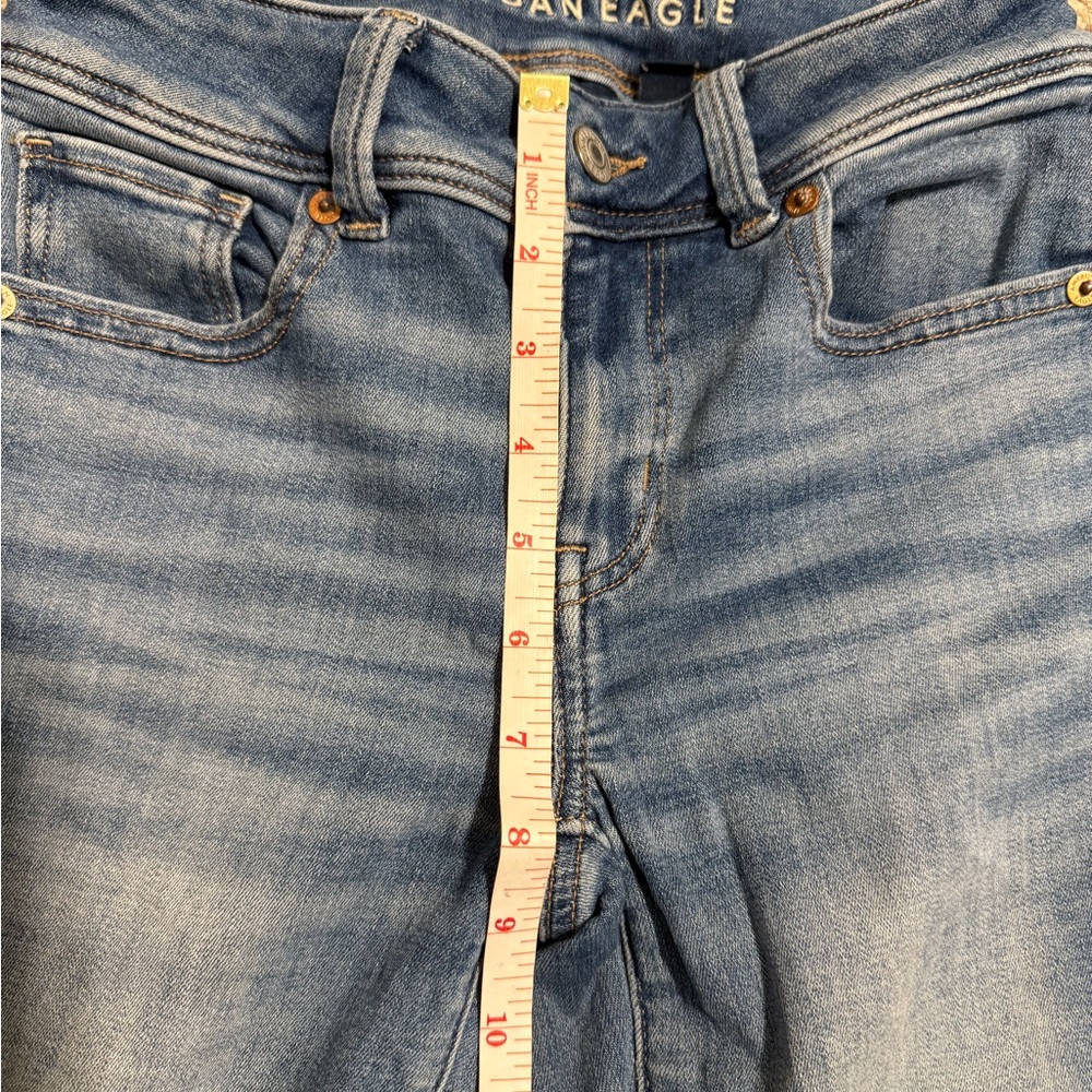 American Eagle Jeans Kick Boot Next Level Stretch 00 Short - Picture 3 of 7